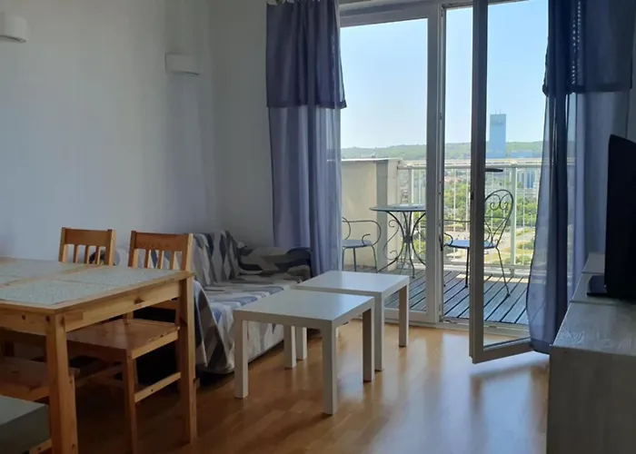 18 Pietro Panoramiczny Widok Przymorze דירה