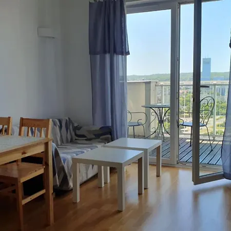 18 Pietro Panoramiczny Widok Przymorze Lägenhet